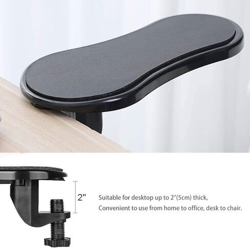Computer Arm Support Adjustable Release Stress & Eliminate Pain, Ergonomic Design Elbow & Wrist Rest for Office, Work, Study, Play, Desk, Chair in Saudi Arabia