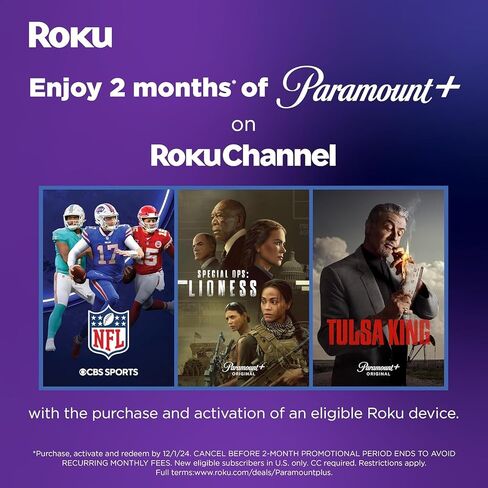 جهاز Roku Streaming Stick 4K 2021 HDR/D. الرؤية مع جهاز التحكم عن بعد الصوتي Roku وأجهزة التحكم في التلفزيون (متجددة) in Saudi Arabia