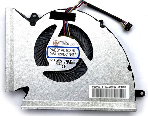 New CPU+GPU Cooling Fan Replacement for MSI GP76 GE76 WE76 PABD1A010SHR N452 N451 DC12V 0.6A Pair Fans in Saudi Arabia