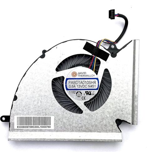 New CPU+GPU Cooling Fan Replacement for MSI GP76 GE76 WE76 PABD1A010SHR N452 N451 DC12V 0.6A Pair Fans in Saudi Arabia