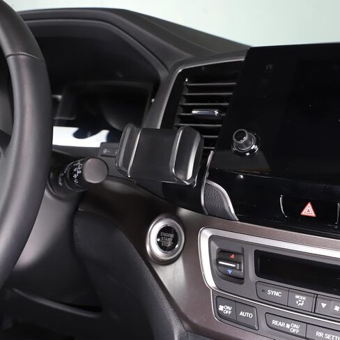 حامل هاتف محمول للسيارة Honda Pilot 2016-2022/ Ridgeline 2017-2023/ Passport 2019-2023، حامل هاتف محمول بدون استخدام اليدين بفتحة تهوية مركزية، حامل هاتف سيارة قابل للدوران 360 درجة، ABS (النوع السفلي_أ) in Kuwait