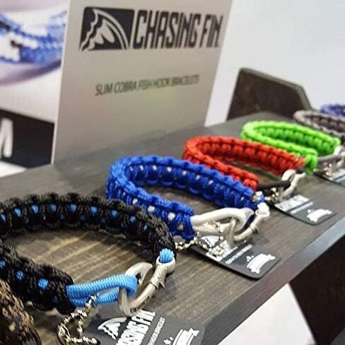 مطاردة الزعانف قابل للتعديل سوار 550 حبل مظلة عسكري مع قلادة خطاف الأسماك in Kuwait