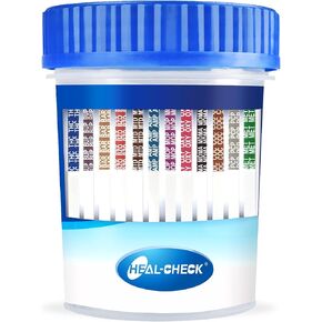 6 Pack Instant Drug Urine Test Cup 12 Panel,Testing 12 Different Drugs, Multi-Drug Screening Test Kit with Temperature Strip