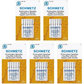 25 Schmetz Embroidery Sewing Machine Needles 130/705H H-E Size 90/1425 in Kuwait