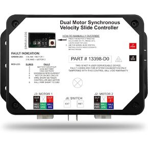 وحدة تحكم منزلق مزدوجة السرعة متزامنة 13398-DO، بديلة لوحدة التحكم V-Sync II، متوافقة مع نظام Lippert In-Wall Slide-Out على RV