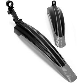 26 inch Bicycle Mudguard Front Back Rear Tire Mud Guards Kit Quick Release Bike Fenders Set for Road Mountain Bike Fat Tire Bike Outdoor Cycling