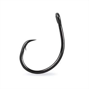 Mustad Demon Perfect Circle, in-Line 1X Fine Wire - Black Nickel-Size 4/0 - Pack of 25