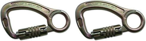 USR-14-C3T Triple Lock Steel Carabiner with Integral Eye, 139 mm x 77 mm - Safety Supply, Dimensions: 15.24 cm L x 12.7 cm W x 2.54 cm H, Origin: Taiwan, Weight: 2.0 lbs in Saudi Arabia