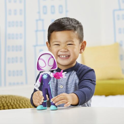 Spidey and his Amazing Friends Supersize Hero Multipack، 3 شخصيات عمل كبيرة، لعبة Marvel Preschool Super Hero، للأعمار من 3 سنوات فما فوق، 9 بوصات (حصريًا لأمازون) in Kuwait