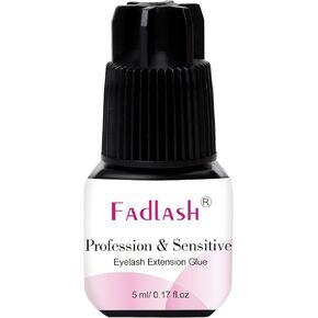 Eyelash Extension Glue Extra Strong 2-3 Sec Drying Time Lash Extension Glue 8 Weeks Retention Lash Glue for Eyelash Extensions 5ml Black Lash Adhesive Professional Use (Never for DIY/Cluster Lashes)