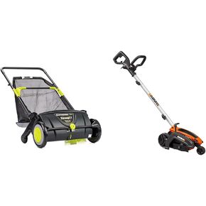 Earthwise LM71313 Amp 13-Inch Corded Electric Leaf Mulcher/Shredder, Green