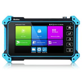 Henkion CCTV Tester 5.4-inch Touch ScreenIP Camera Tester,4K HD Display Video Monitor, 8 Megapixel AHD CVI TVI SDI BNC Camera Tester RJ45 Supports TDR POE PTZ RS485 HDMI & VGA Input IPC-5200plus