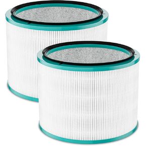 Future Way 2-Pack HP01 HP02 Filter Replacement Kit Compatible with Dyson HP01/HP02/DP01 Air Purifier, True HEPA Air Purifier Filter