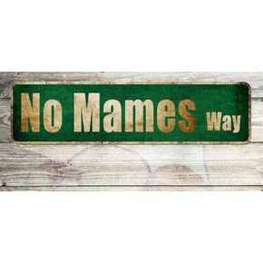 Vintage Wall Decoration Pinche Way Funny Street Sign Metal Sign Wall Decor For Bedroom Home Bar Garage Kitchen Art Sign