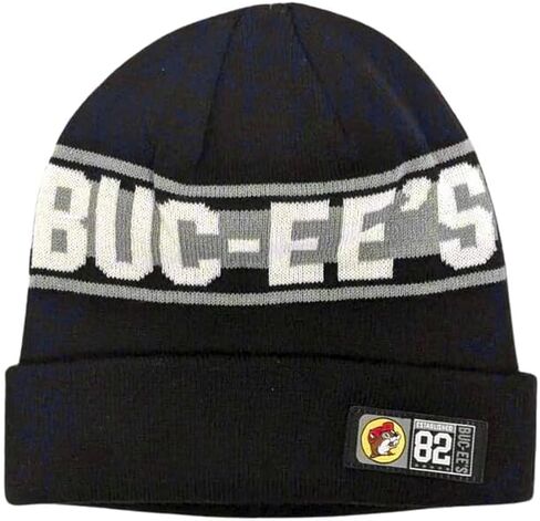 Bucee's Unisex red/Black/Yellow Beanie with Beaver Logo in Kuwait