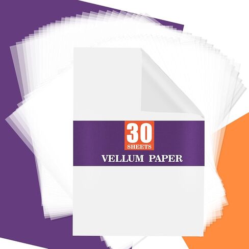 90PCS Graphite Transfer-Paper and 60PCS Tracing-Paper - Carbon Paper for Tracing Graphite Paper Carbon Copy Paper for Wood,Craft,Canvas DIY A4 Size 8.5 X 11 Inch in Kuwait