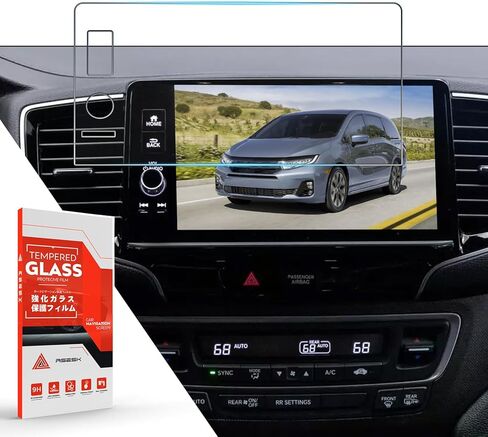 2 Pack Tempered Glass Screen Protector For 2023 2024 2025 CRV & 11th Civic,9 Inch HD Protective Film Compatible With Honda CR-V Accessories in Kuwait