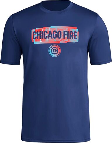 adidas Men's Chicago Fire Short Sleeve Pre-Game T-Shirt in Saudi Arabia