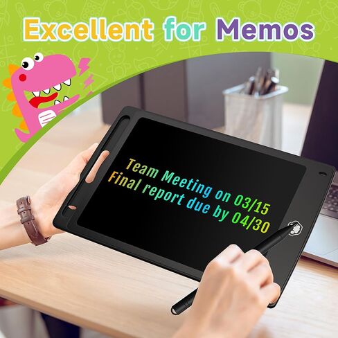 2 حزمة من تابلت كتابة LCD، لوحة كتابة رسم إلكترونية، لوحة رسم قابلة للمسح، ألعاب لوحة رسومات الشعار المبتكرة للأطفال والكبار للتعلم والتعليم، 8.5 بوصة (أزرق + وردي) in Kuwait