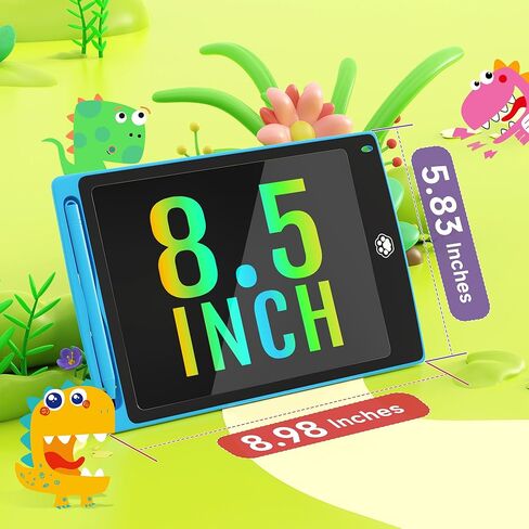 2 حزمة من تابلت كتابة LCD، لوحة كتابة رسم إلكترونية، لوحة رسم قابلة للمسح، ألعاب لوحة رسومات الشعار المبتكرة للأطفال والكبار للتعلم والتعليم، 8.5 بوصة (أزرق + وردي) in Kuwait