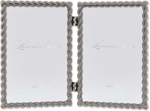 Lawrence Frames Rope Design Metal Frame, 4x4, Gold in Saudi Arabia