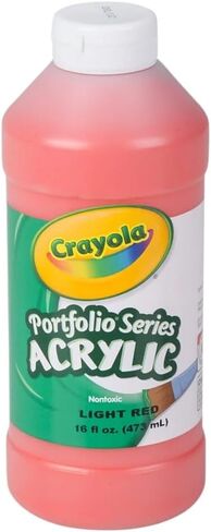Crayola Portfolio Series 16-Ounce Acrylic Paint, Pearlescent Mixing Medium, Pint in Saudi Arabia