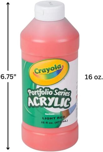 Crayola Portfolio Series 16-Ounce Acrylic Paint, Pearlescent Mixing Medium, Pint in Saudi Arabia