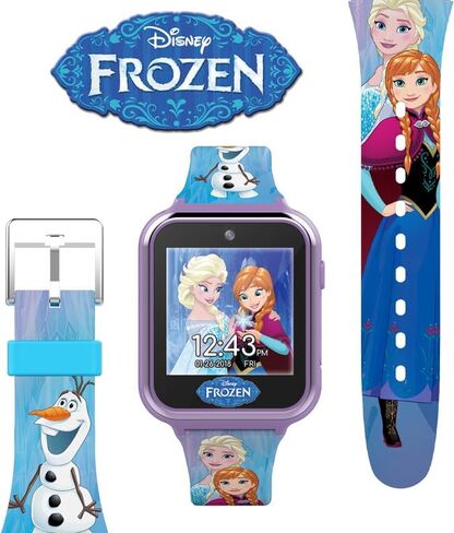 Accutime Kids Disney Frozen Smart Watch with Camera for Kids and Toddlers - Interactive Smartwatch for Boys & Girls with Games, Voice Recorder, Calculator, Pedometer, Alarm, Stopwatch in Kuwait