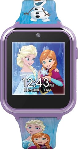 Accutime Kids Disney Frozen Smart Watch with Camera for Kids and Toddlers - Interactive Smartwatch for Boys & Girls with Games, Voice Recorder, Calculator, Pedometer, Alarm, Stopwatch in Kuwait