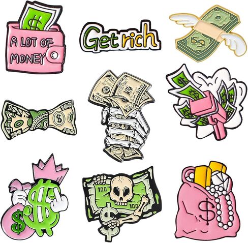 20 Pack Mixed Enamel Pins Backpacks Random Style Brooch Pins Set Jackets Hats Funny Clothing Bags Decorative Accessories Supplies DIY Crafts in Saudi Arabia