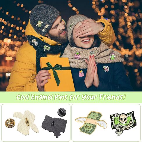 20 Pack Mixed Enamel Pins Backpacks Random Style Brooch Pins Set Jackets Hats Funny Clothing Bags Decorative Accessories Supplies DIY Crafts in Saudi Arabia