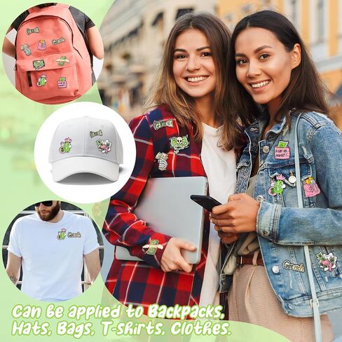 20 Pack Mixed Enamel Pins Backpacks Random Style Brooch Pins Set Jackets Hats Funny Clothing Bags Decorative Accessories Supplies DIY Crafts in Saudi Arabia