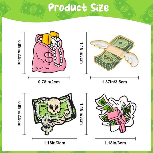 20 Pack Mixed Enamel Pins Backpacks Random Style Brooch Pins Set Jackets Hats Funny Clothing Bags Decorative Accessories Supplies DIY Crafts in Saudi Arabia