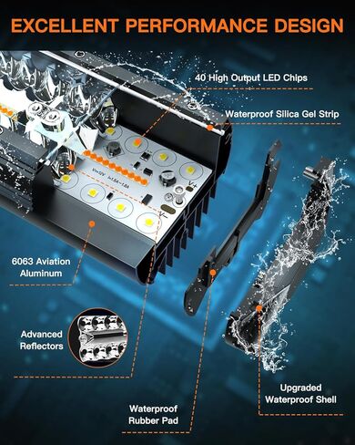 طقم شريط إضاءة LED 7 بوصة مع سرج سلك مفتاح الروك 2 قطعة 24000LM LED أضواء قرنة ثلاثية الصفوف البيضاء بقعة الفيضانات كومبو شعاع أضواء الطرق الوعرة لشاحنة ATV SUV UTV قارب IP68 مقاوم للماء in Kuwait