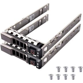 2pcs Pack 2.5" DXD9H SAS SATA Hard Drive Caddy Tray Enclosure Compatible for Dell PowerEdge Servers 14th Gen R440 R640 R740 R740xd R840 R940 R6415 R7415 R7425