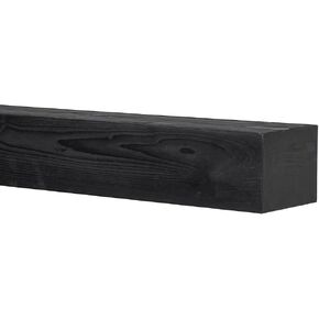 MANTELSDIRECT 48 Inch Floating Fireplace Mantel Wood Shelf in Cinnamon - Austin from Mantels Direct | Wooden Rustic Wall Shelf Perfect for Décor and Electric Fireplaces