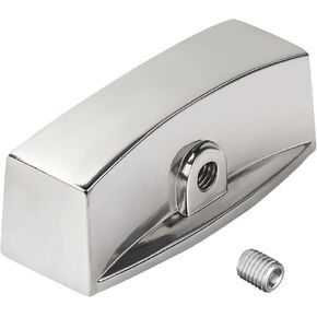 Replacement Chrome Knob Dial for Gas Control Valve Stove Range Oven Griddle Char Broiler - Chrome Cooker Oven Gas Hob Control Dial Knob