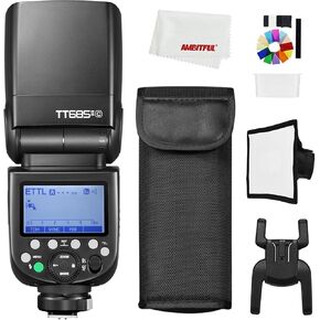Godox TT685II-S TTL Speedlite High-Speed Sync,2.4G Wireless X System Compatible for Sony Flash A58 A7RII A7II A99 A9 A7R A6300 (TT685II-S)