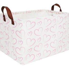 Rectangular Easter Eggs Basket Empty,Toys Bin with Handles,Room Decor,Gift Basket(Eggshell Easter Basket)