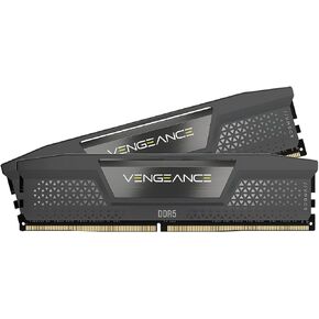 كورسير ذاكرة رام DDR5 سعة 32GB (2×16GB) 6000MHz CL30 AMD EXPO iCUE من فينجانس - رمادي (CMK32GX5M2B6000Z30) in Kuwait