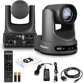 كاميرا PTZOptics Move 4K SDI/HDMI/USB/IP PTZ مع تكبير بصري 12x (رمادي) (PT12X-4K-GY-G3)