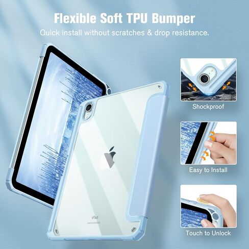 Fintie Clear Case for iPad mini 7th Generation (A17 Pro) / mini 6 8.3" in Saudi Arabia