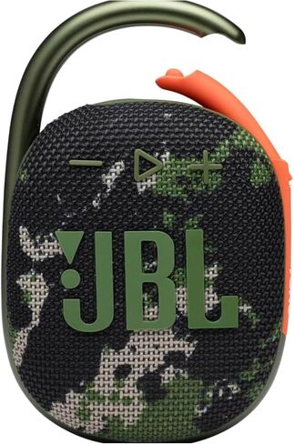 JBL Clip 4: Portable Speaker with Bluetooth, Built-in Battery, Waterproof and Dustproof Feature - Blue New (Renewed) in Kuwait