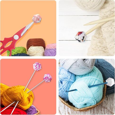 20Pcs Knitting Needle Stoppers Cute Animals Knitting Needle Point Protectors fit Size US 2.5-13 (3mm-9mm) Needles for Beginners Knitting Crochet Hand DIY Supplies Accessories in Saudi Arabia