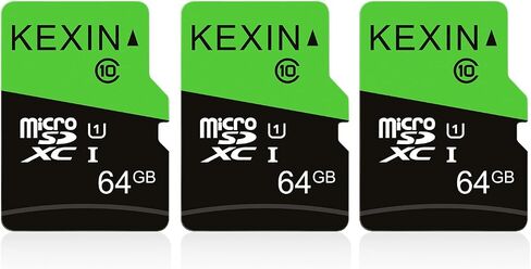 KEXIN 3 Pack 32GB Micro SD Card Memory Card MicroSDHC UHS-I Memory Cards Class 10 High Speed Card, C10, U1, 32 GB 3 Pack in Saudi Arabia