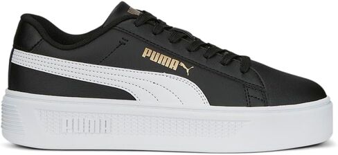 PUMA Women's Smash Platform V3 Sneaker, Warm White-Caramel Latte Gold, 9.5 in Saudi Arabia