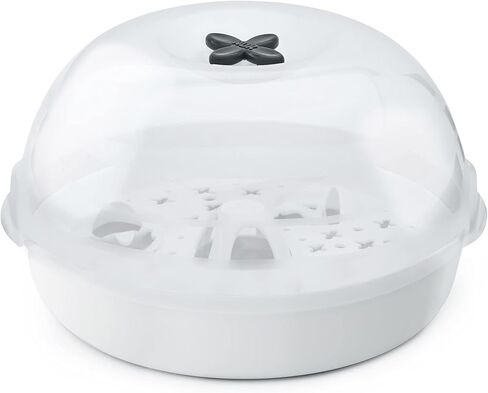 NUK 2-in-1 Baby Bottle Sterilizer and Dryer - Convenient and Safe Electric Steam Sterilization, a Fast & Reliable Newborn Essential in Saudi Arabia