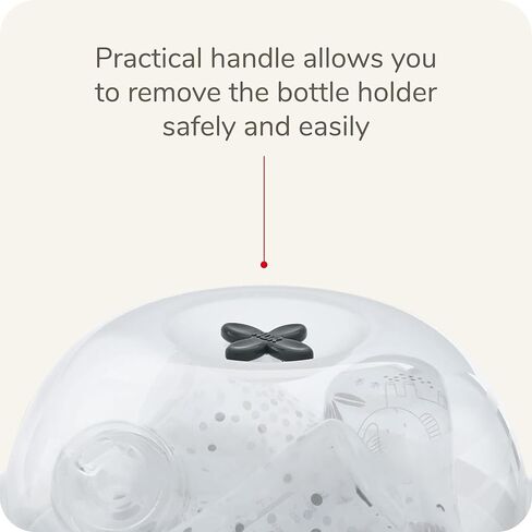 NUK 2-in-1 Baby Bottle Sterilizer and Dryer - Convenient and Safe Electric Steam Sterilization, a Fast & Reliable Newborn Essential in Saudi Arabia