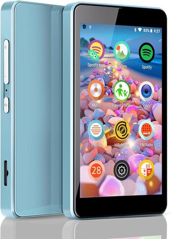 Kids MP3 Player with Parental Controls, Spotify Kids, Spotify, Audible, Amazon Music, 4.0" IPS MP4 Music Player Up to 256GB (Pink) in Saudi Arabia