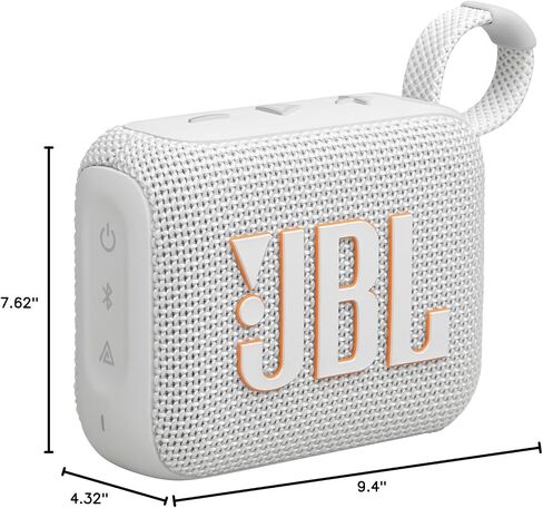 JBL Go 4 - Ultra-Portable, Waterproof and Dustproof Bluetooth Speaker, Big JBL Pro Sound with Punchy bass, 7-Hour Built-in Battery, Made in Part with Recycled Materials (Black) in Saudi Arabia